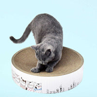 HKM-1836221 Round Corrugated Cat Scratch Board in Bowl Shape - Multiple Sizes Available