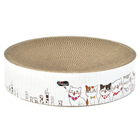 HKM-1836221 Round Corrugated Cat Scratch Board in Bowl Shape - Multiple Sizes Available