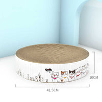 HKM-1836221 Round Corrugated Cat Scratch Board in Bowl Shape - Multiple Sizes Available