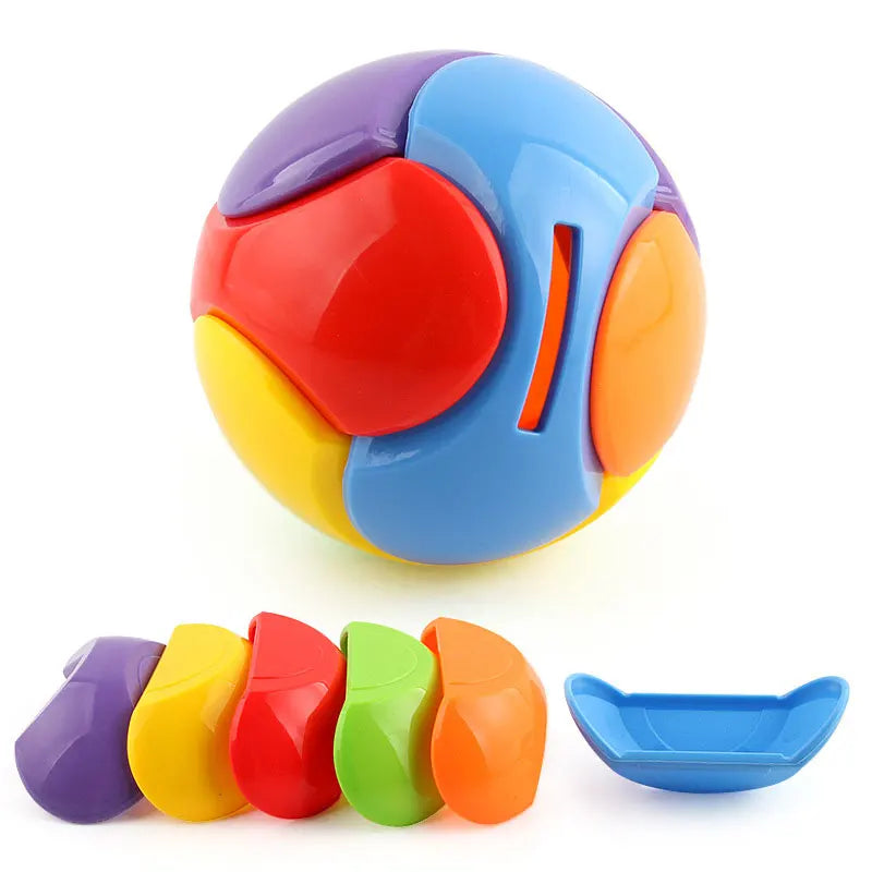 HKM-183635 3D Puzzle Ball Money Saving Box - DIY Educational Toy for Kids 6 Months+