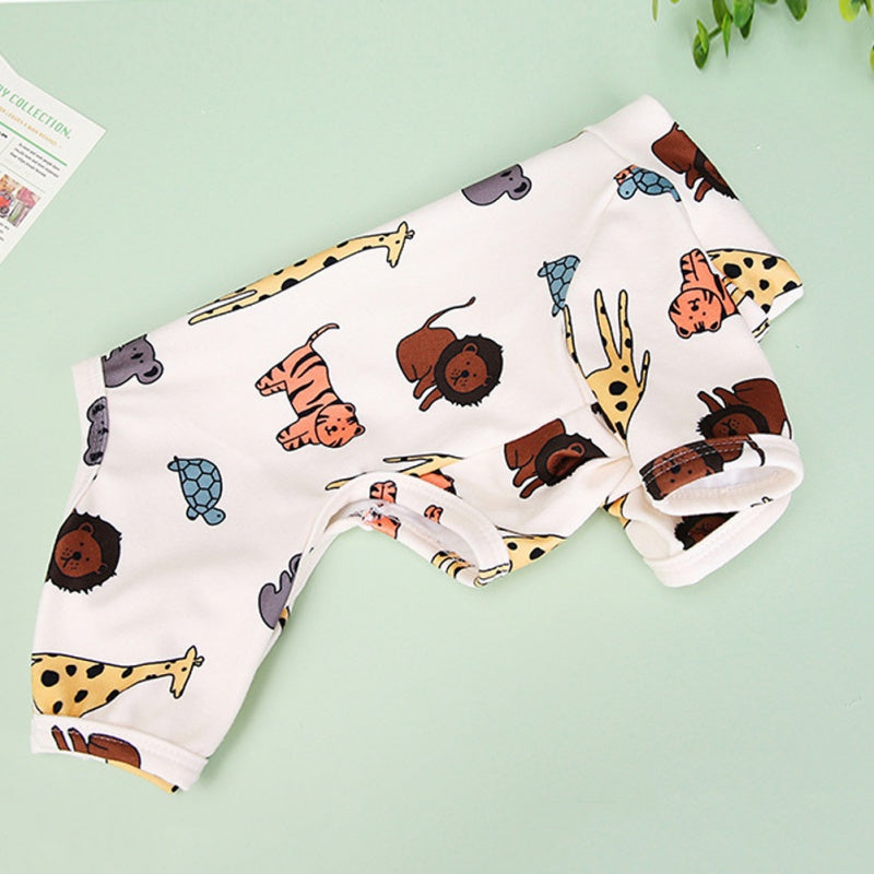 HKM-1836861 Cartoon Dog T-Shirt Costume for Pets - Cotton Polyester, Various Sizes Available