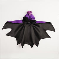 HKM-1837629 Demon Bat Cloak and Cape Hat Costume for Cats and Dogs