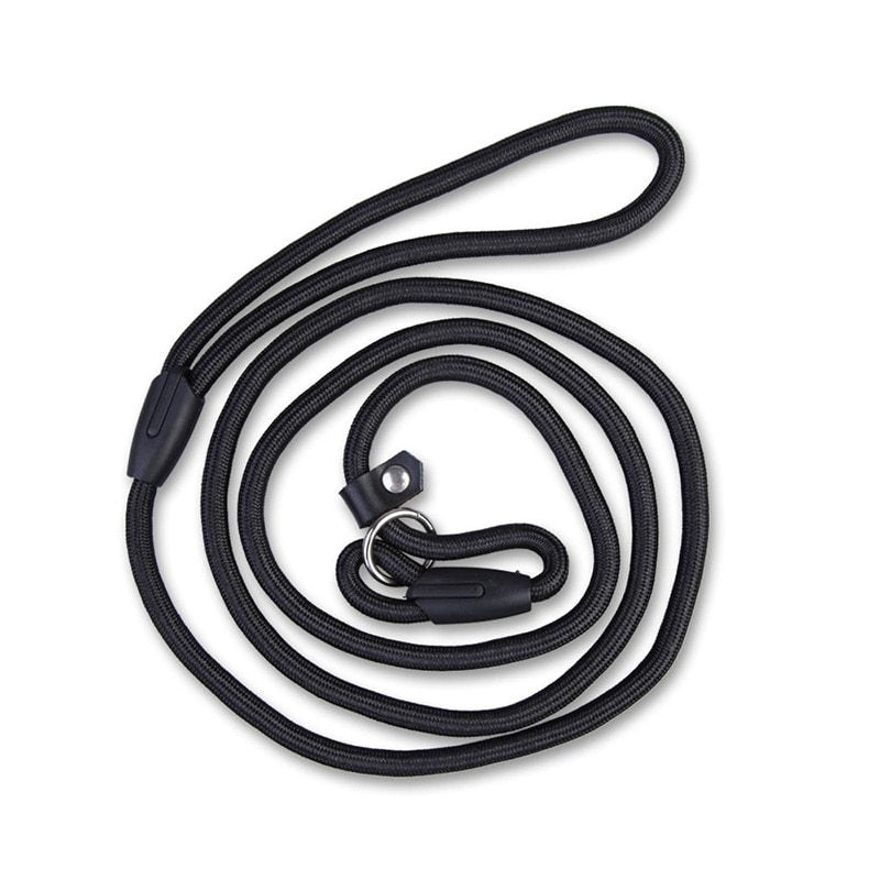 HKM-183891 Adjustable Nylon Dog Traction Collar with Soft Rope Design
