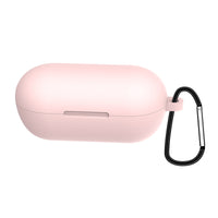 HKM-183955 Silicone Protective Case for Haylou/Hey I GT1/GT1 Plus Bluetooth Headset with Anti-Lost Buckle