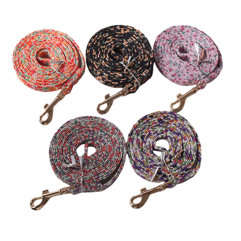 HKM-1839805 Floral Series Pet Harness with Leash in Multiple Colors and Styles