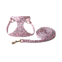 HKM-1839805 Floral Series Pet Harness with Leash in Multiple Colors and Styles
