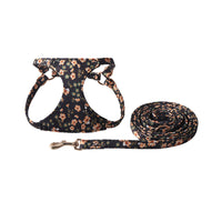 HKM-1839805 Floral Series Pet Harness with Leash in Multiple Colors and Styles