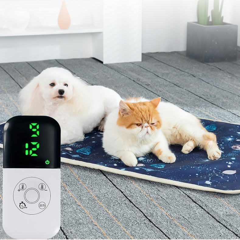 HKM-1840061 Electric Heating Pads for Pets with Adjustable Temperature and Timer - Various Sizes and Designs