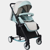 HKM-184083 Lightweight One-Hand Quick Fold Travel System Stroller with Self-Standing Feature for Newborns