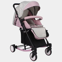 HKM-184083 Lightweight One-Hand Quick Fold Travel System Stroller with Self-Standing Feature for Newborns