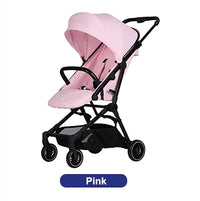 HKM-184083 Lightweight One-Hand Quick Fold Travel System Stroller with Self-Standing Feature for Newborns