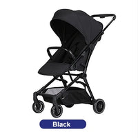 HKM-184083 Lightweight One-Hand Quick Fold Travel System Stroller with Self-Standing Feature for Newborns