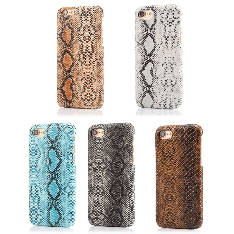 HKM-184147 Snake Skin Phone Case for iPhone 7, 7 Plus, 6s, 6s Plus, XS, XR – Durable PU Leather Design, Slim Fit Cover