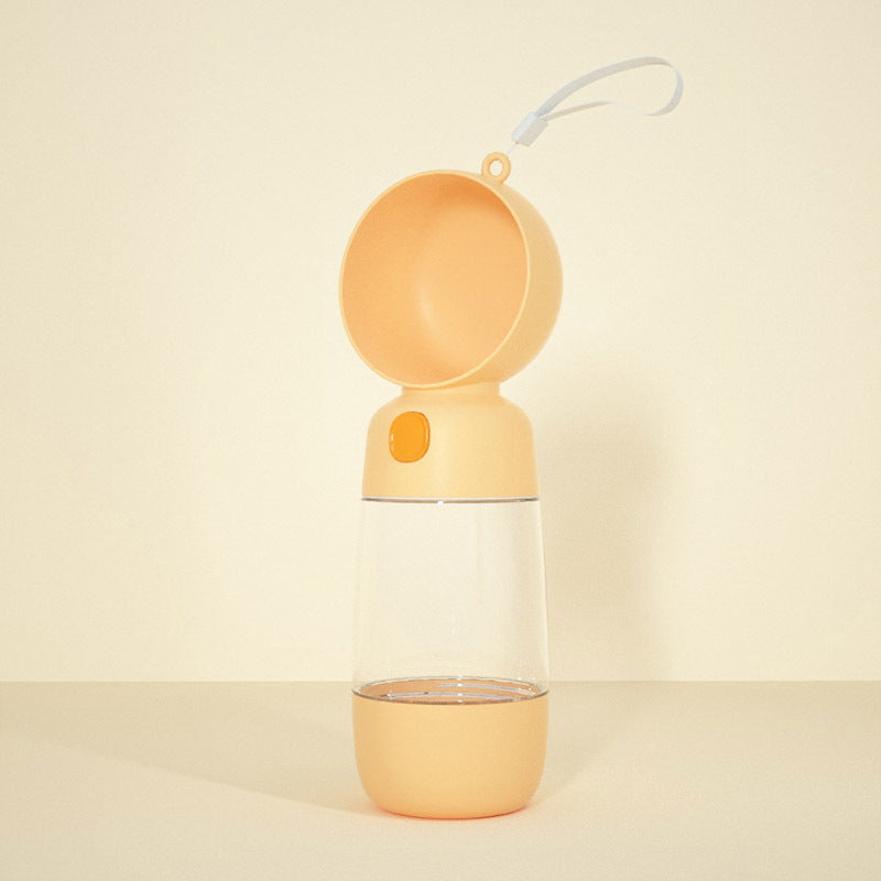 HKM-1841853 Portable Dog Water Bottle - 400ml & 565ml, Solid Color, Lightweight and Durable Pet Drinking Container