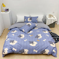 HKM-184211 Pure Cotton Four-Piece Cartoon Duvet Cover Set for Kids' Beds, Various Adorable Designs