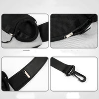 HKM-1842237 Pet Carrier Shoulder Bag - Durable Polyester, Medium Hardness, Holds Up to 7.5 kg, Available in Small and Large Sizes