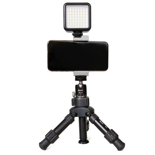 HKM-184275 W49 LED Video Light for Sports SLR Cameras – Adjustable Brightness, 800lm, 6000K Color Temperature