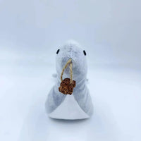 HKM-1843261 Cat Plush Sea Lion Toy with Bell Sound, Catnip & Dental Grinding Features