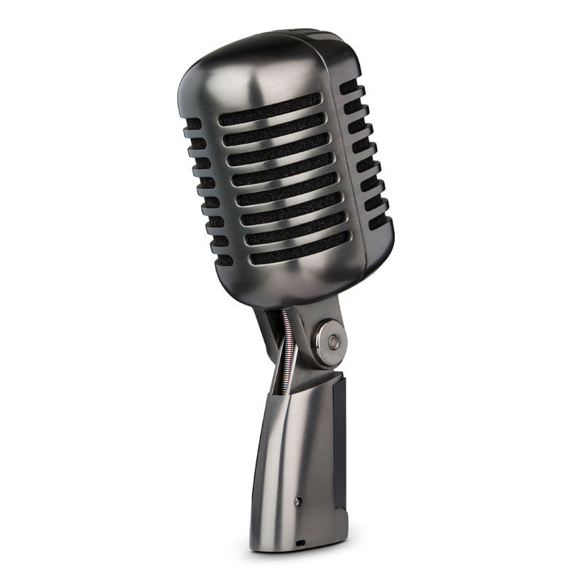 HKM-184403 Professional Retro Condenser Microphone for K Song and Live Recording, Cardioid Pattern, Wireless, 20Hz-20KHz Response