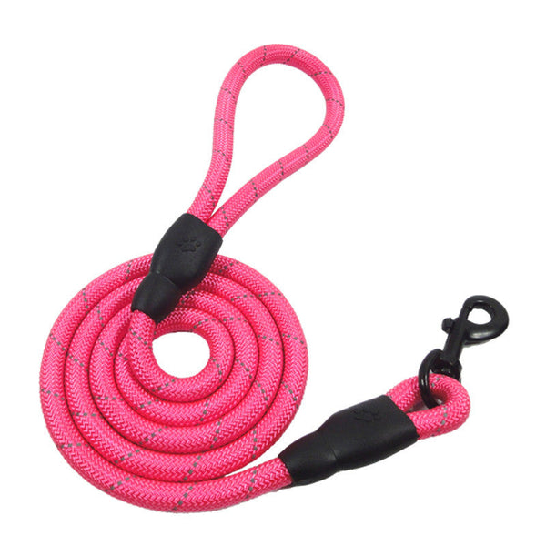 HKM-1845565 Durable Reflective Dog Leash with Comfortable Handle and Multiple Color Options