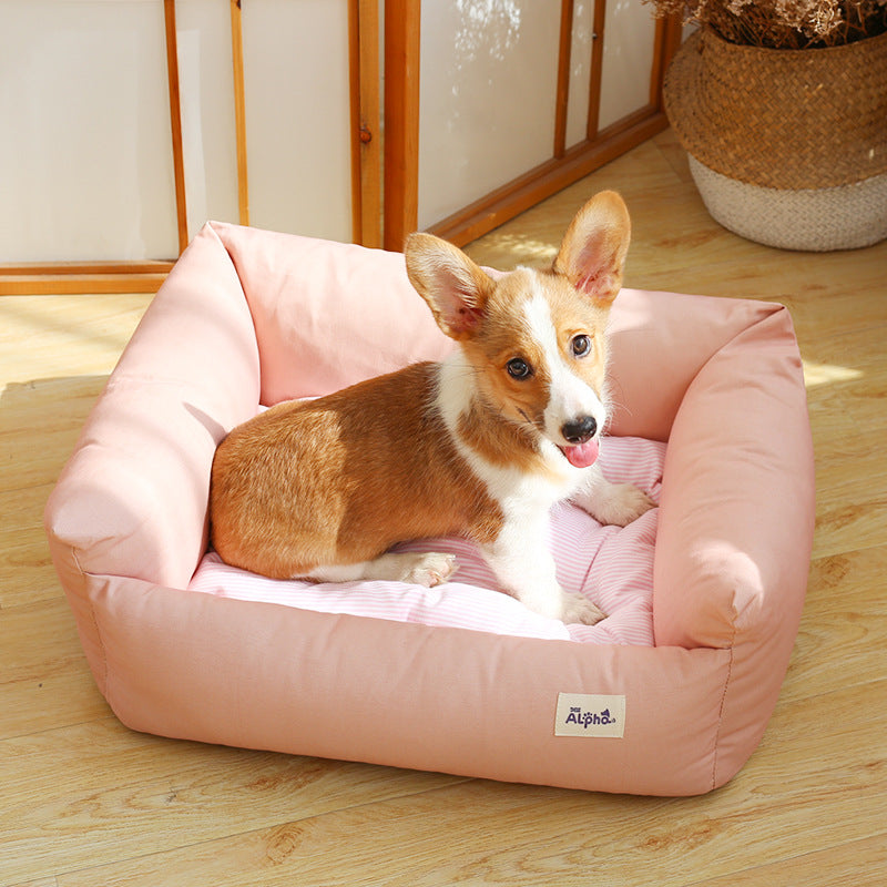 HKM-1845821 Removable and Washable Cotton Pet Nest for Dogs and Cats - Available in Multiple Sizes