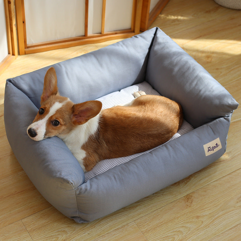 HKM-1845821 Removable and Washable Cotton Pet Nest for Dogs and Cats - Available in Multiple Sizes