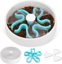 HKM-1845949 Interactive Slow Feeder Dog Bowl with Maze Design for Healthy Eating Habits
