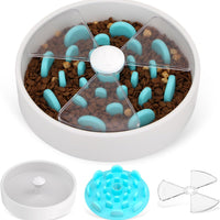 HKM-1845949 Interactive Slow Feeder Dog Bowl with Maze Design for Healthy Eating Habits