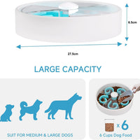 HKM-1845949 Interactive Slow Feeder Dog Bowl with Maze Design for Healthy Eating Habits