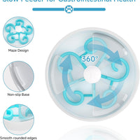 HKM-1845949 Interactive Slow Feeder Dog Bowl with Maze Design for Healthy Eating Habits