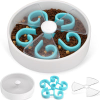 HKM-1845949 Interactive Slow Feeder Dog Bowl with Maze Design for Healthy Eating Habits