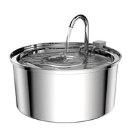 HKM-184659 Automatic Stainless Steel 3.2L Pet Water Fountain Dispenser for Dogs and Cats