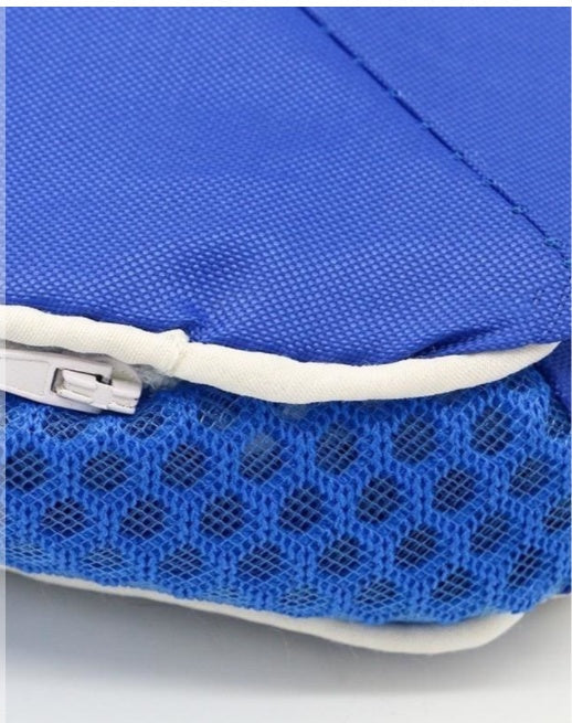 HKM-1847613 Cooling Pad for Pets - Breathable Nylon Ice Mat in Blue, Multiple Sizes Available