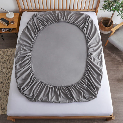 HKM-184851 Pure Cotton Fitted Sheet Non-Slip Bedspread for Standard and Thin Mattresses