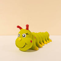 HKM-1849021 Caterpillar Rubber Dog Chew Toy for Small to Medium Dogs - Interactive Anxiety Relief Toy