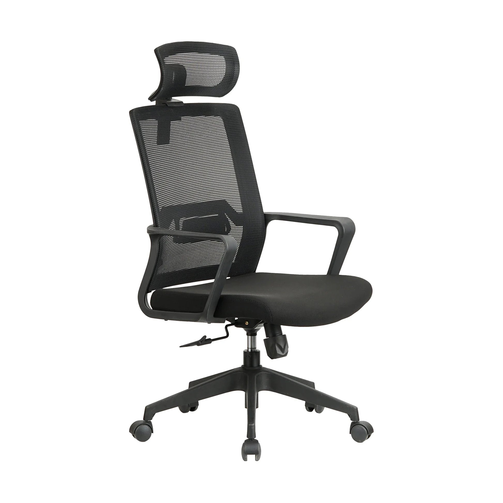 HKM-184915 Ergonomic Height Adjustable Mesh Office Chair with High Back and Headrest