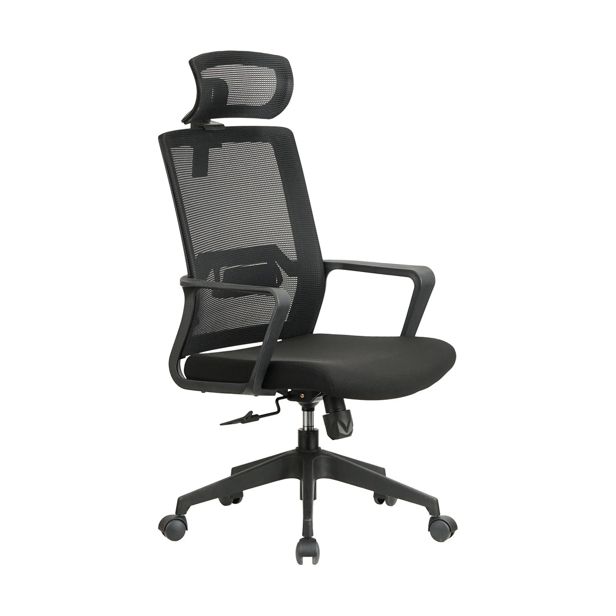HKM-184915 Ergonomic Height Adjustable Mesh Office Chair with High Back and Headrest