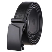 HKM-184915 Men's Leather Automatic Buckle Belt - Model LY36-21726-1