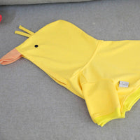 HKM-1849917 Adorable Yellow Pet Costume for Small to Extra-Large Dogs in Cloth Material