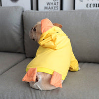 HKM-1849917 Adorable Yellow Pet Costume for Small to Extra-Large Dogs in Cloth Material