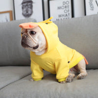 HKM-1849917 Adorable Yellow Pet Costume for Small to Extra-Large Dogs in Cloth Material