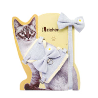 HKM-1850813 Adjustable Polyester Chest Harness with Traction Rope for Cats, Multiple Colors Available