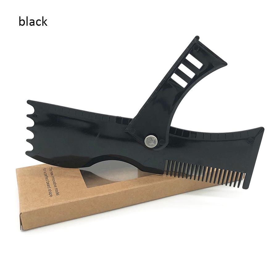 HKM-185107 Beard Styling Comb with Ruler – Compact Dimensions, Multiple Color Options