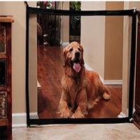 HKM-185235 Portable Folding Pet Safety Fence - Lightweight Mesh Barrier for Indoors & Outdoors, Easy Pass-through Design