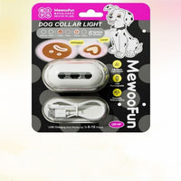 HKM-1853501 Luminous Pet Collar with Interactive Patterns for Dogs in Fresh Pink, Gray, Green, and Caramel Mocha