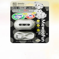 HKM-1853501 Luminous Pet Collar with Interactive Patterns for Dogs in Fresh Pink, Gray, Green, and Caramel Mocha