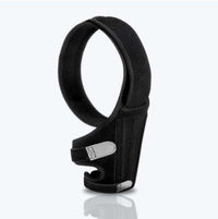 HKM-1854141 Dog Leg Injury Support Rehabilitation Belt - Black Polyester, Available in XS to L