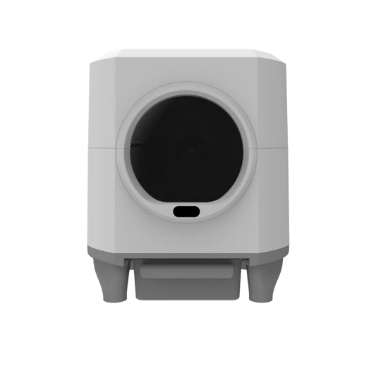 HKM-185491 Large Capacity Self-Cleaning Cat Litter Box with Smart App Control for Multiple Cats - 90L Total Closed Design