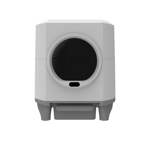 HKM-185491 Large Capacity Self-Cleaning Cat Litter Box with Smart App Control for Multiple Cats - 90L Total Closed Design