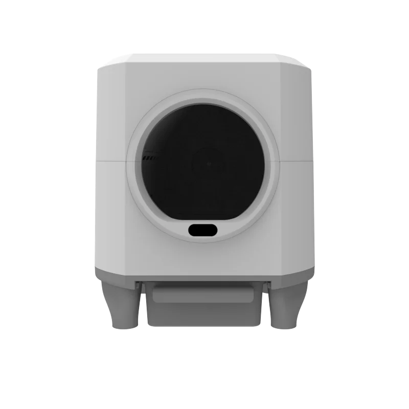 HKM-185491 Large Capacity Self-Cleaning Cat Litter Box with Smart App Control for Multiple Cats - 90L Total Closed Design